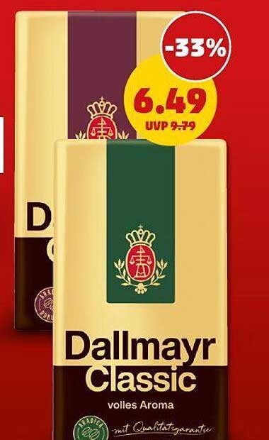 Dallmayr Classic volles Aroma - 33% günstiger!
