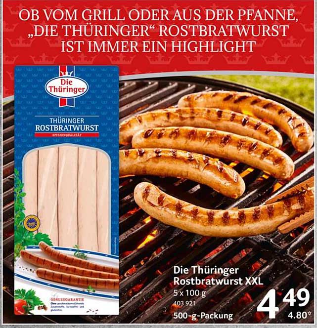 Die Thüringer Rostbratwurst XXL
