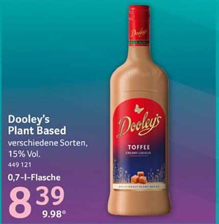 Dooley's Plant Based Toffee, 0,7 l
