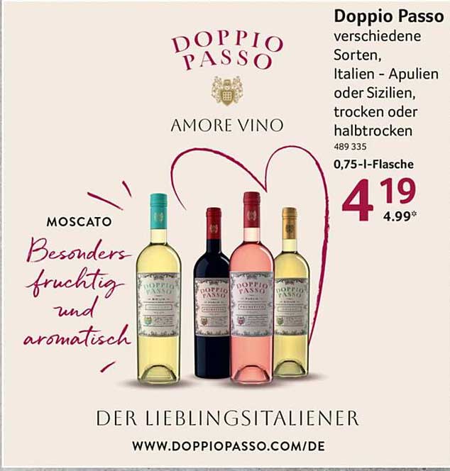 Doppio Passo Amore Vino - Verschiedene Sorten aus Italien
