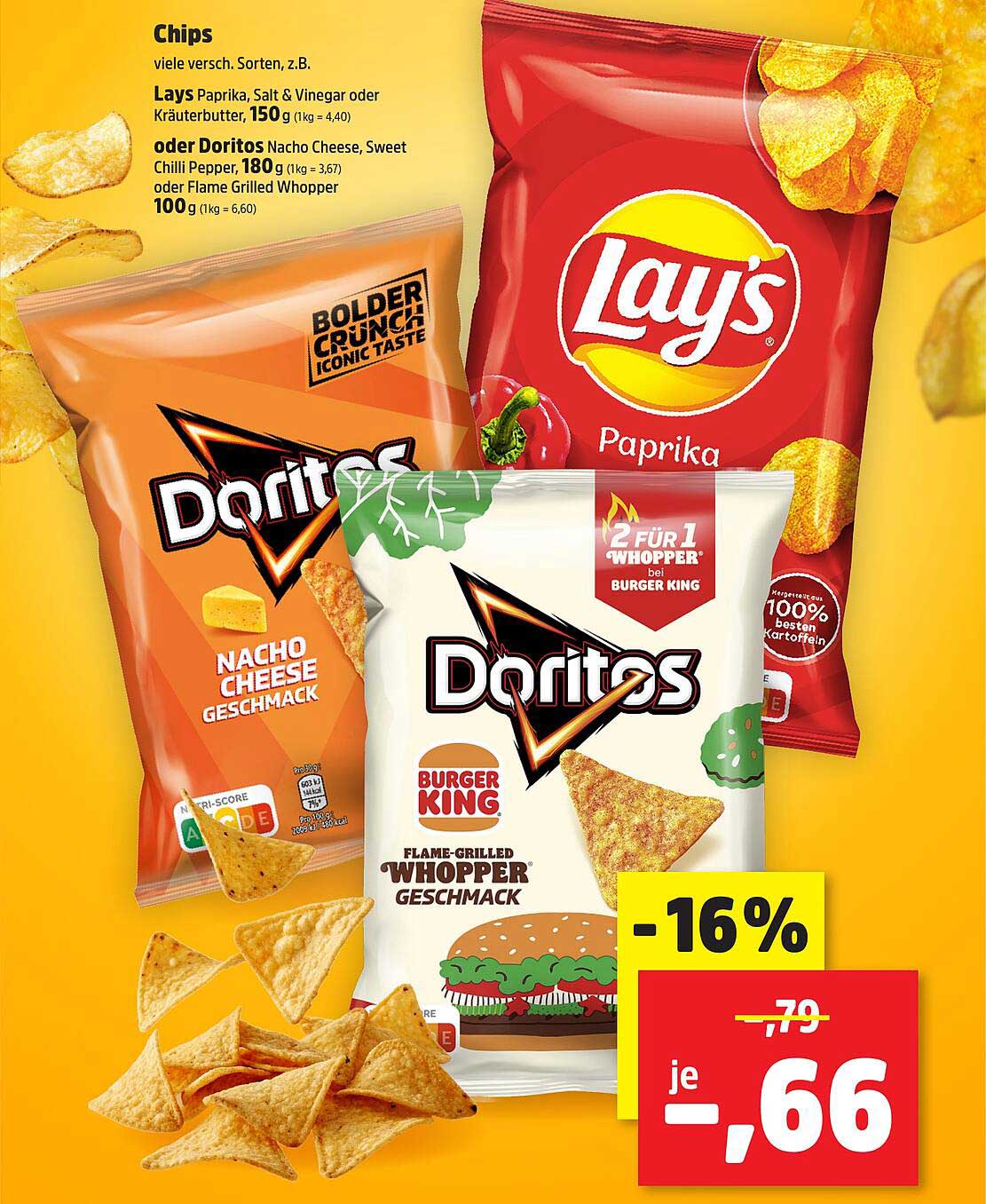 Doritos und Lays Chips – Vielfalt für jeden Geschmack