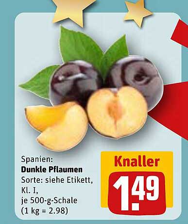 Dunkle Pflaumen