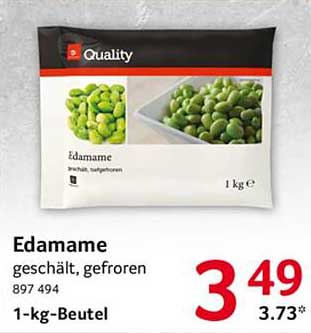 Edamame geschält, gefroren - 1 kg Beutel