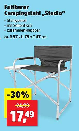 Faltbarer Campingstuhl „Studio“