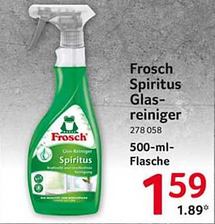 Frosch Spiritus Glasreiniger 500-ml-Flasche