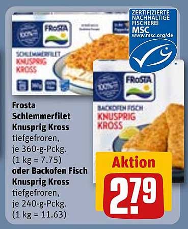 Frosta Schlemmerfilet Knusprig Kross 360 g