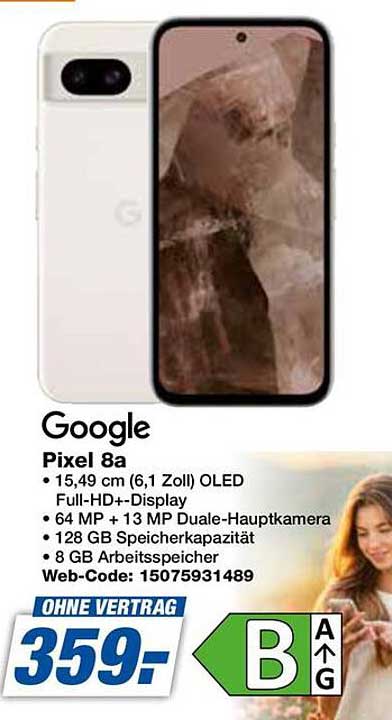 Google Pixel 8a – Ihr perfekter Begleiter für Alltag und Freizeit