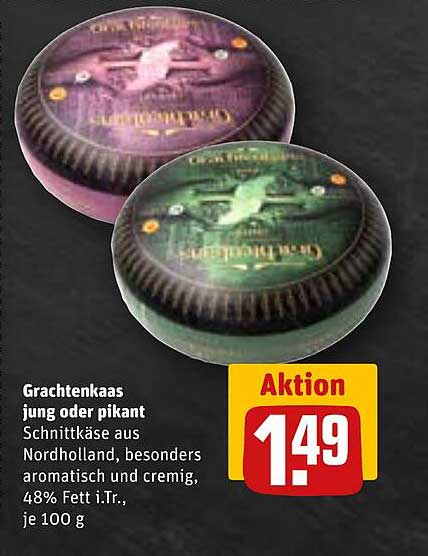 Grachtenkaas jung oder pikant – Schnittkäse aus Nordholland