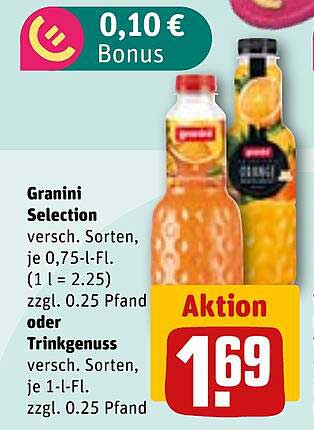 Granini Selection und Trinkgenuss – Erfrischende Getränke für jeden Anlass