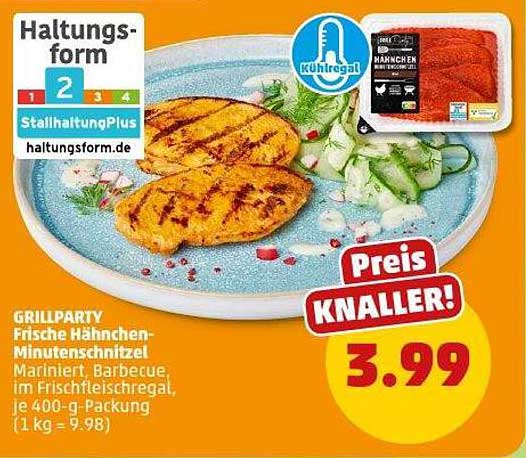 GRILLPARTY Frische Hähnchen-Minutensteaks