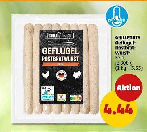 GRILLPARTY Geflügel-Rostbratwurst - Aktion