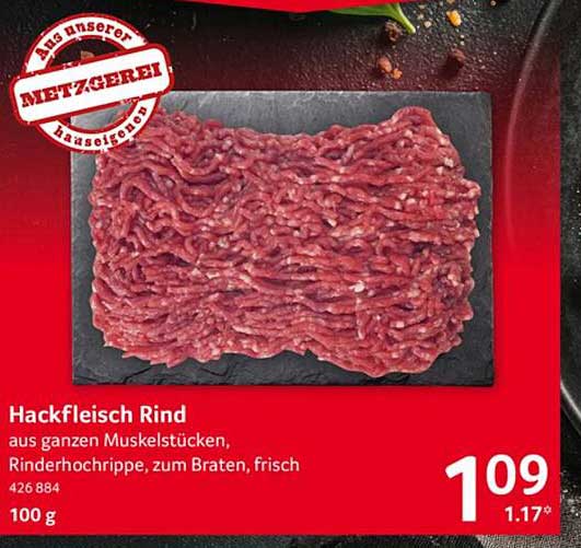 Hackfleisch Rind aus ganzen Muskelstücken