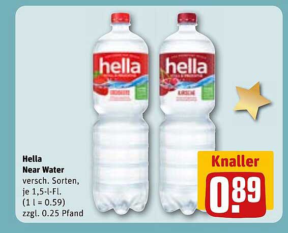 Hella Near Water 1,5 l - Verschiedene Sorten