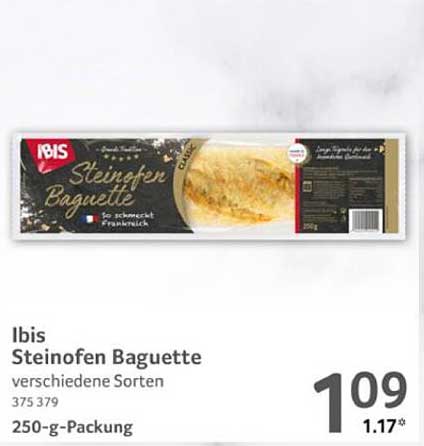 Ibis Steinofen Baguette – verschiedene Sorten