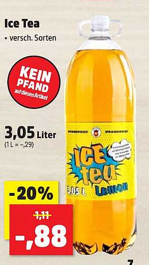 Ice Tea - versch. Sorten