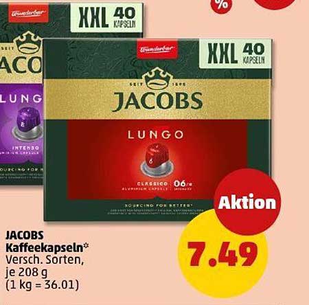JACOBS Kaffee-Kapseln Lungo - 40 Kapseln