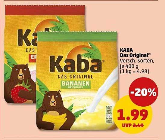 KABA Das Original 400 g – Verschiedene Geschmäcker