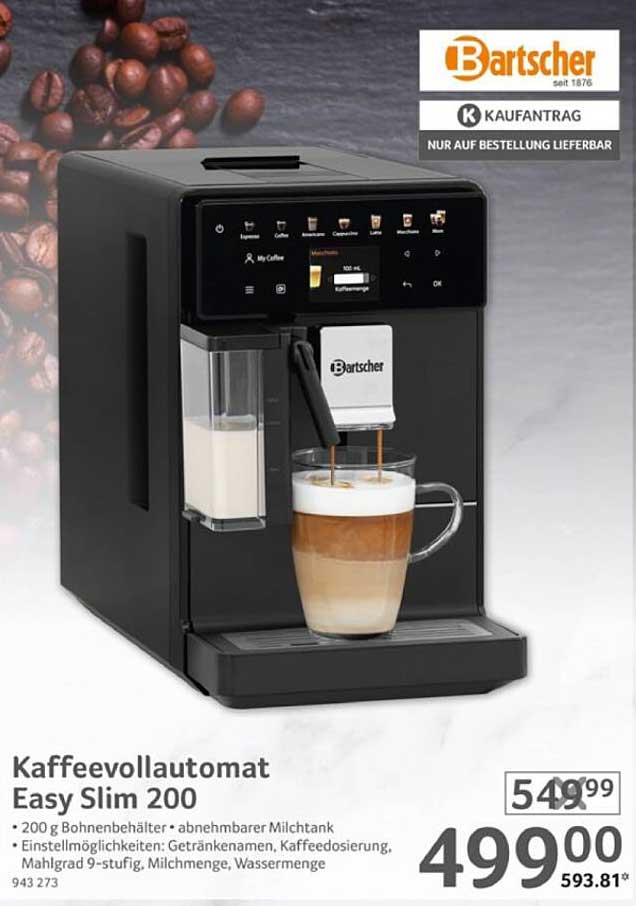 Kaffeevollautomat Easy Slim 200
