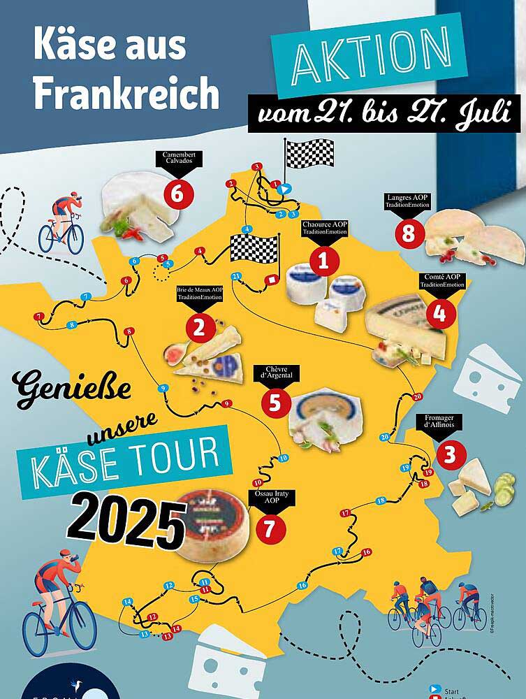 Käse aus Frankreich – Aktion vom 21. bis 27. Juli