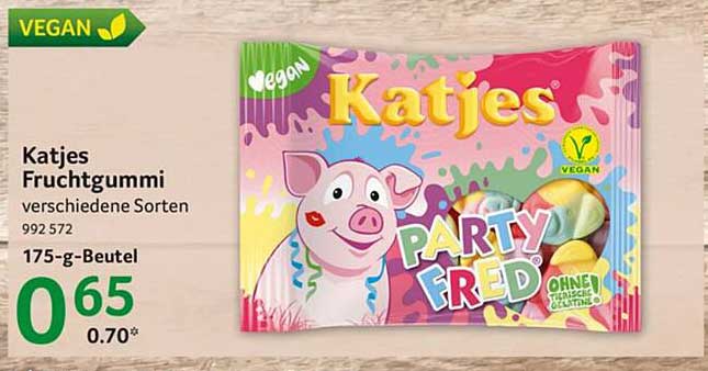 Katjes Fruchtgummi verschiedene Sorten 175-g-Beutel