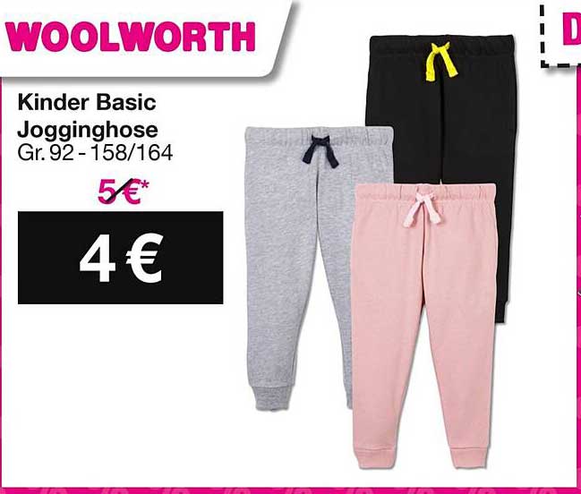 Kinder Basic Jogginghose Gr. 92 - 158/164