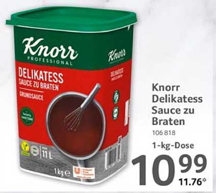 Knorr Delikatess Sauce zu Braten 1-kg-Dose