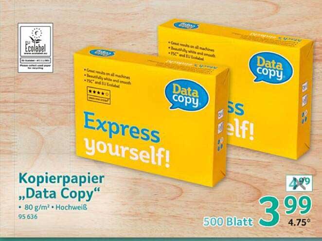 Kopierpapier „Data Copy“ 500 Blatt