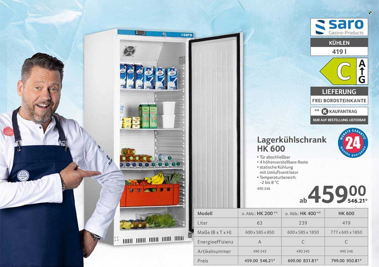 Lagerkühlschrank HK 600