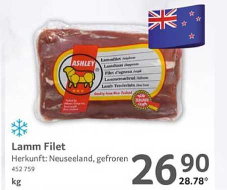Lamm Filet - Neuseeländische Qualität für Genusserlebnisse