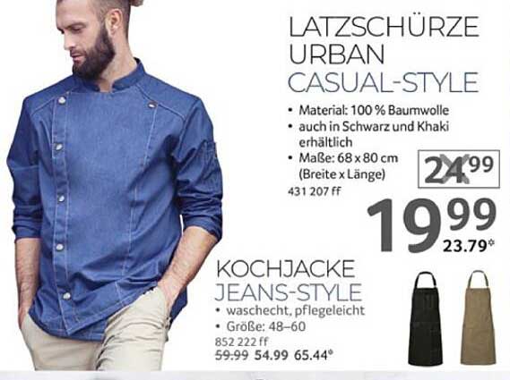 Latzschürze Urban Casual-Style