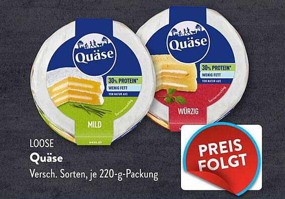 LOOSE Quäse – Mild und Würzig – 220-g-Packung