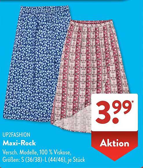 Maxi-Rock - Verschiedene Modelle, 100 % Viskose