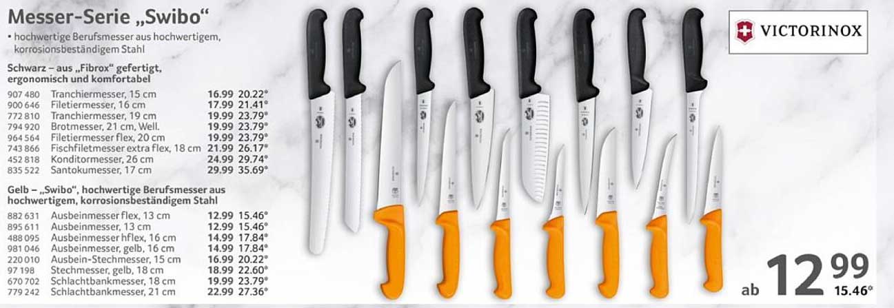 Messer-Serie „Swibo“ von Victorinox