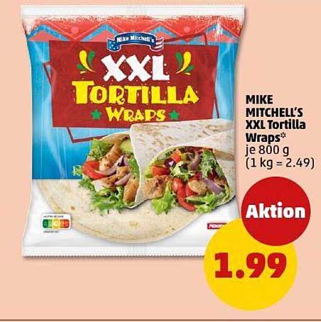 MIKE MITCHELL'S XXL Tortilla Wraps 800 g