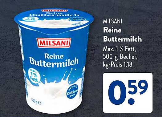 MILSANI Reine Buttermilch 500 g