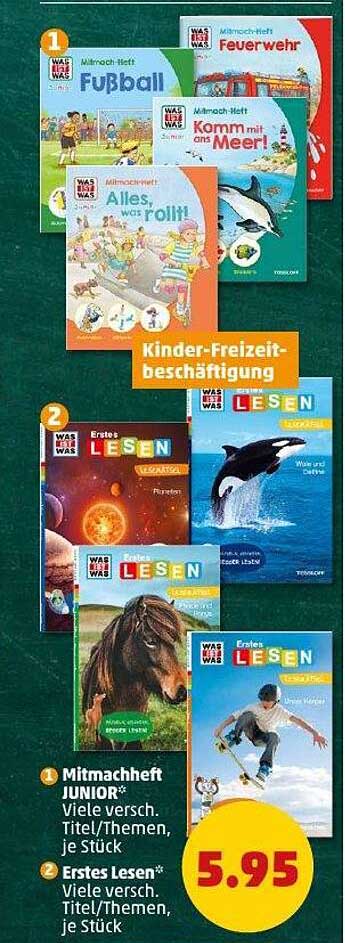 Mitmachheft JUNIOR und Erstes Lesen
