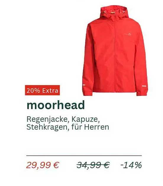 Moorhead Regenjacke für Herren – Jetzt zum Sparpreis!