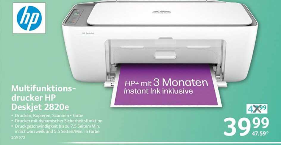 Multifunktionsdrucker HP Deskjet 2820e