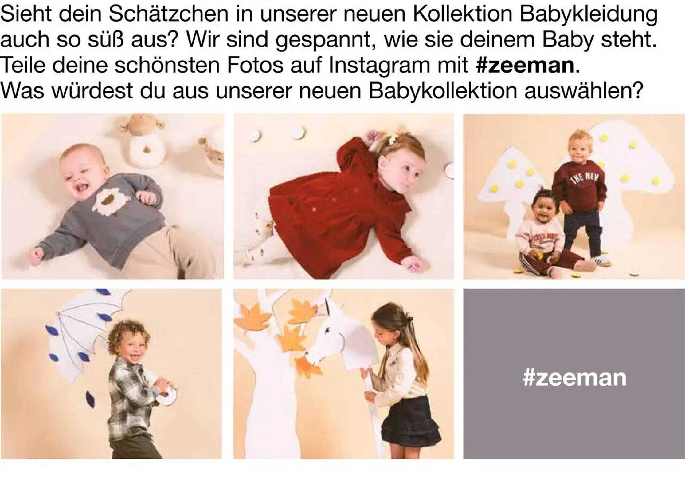 Neue Baby-Kollektion bei Zeeman