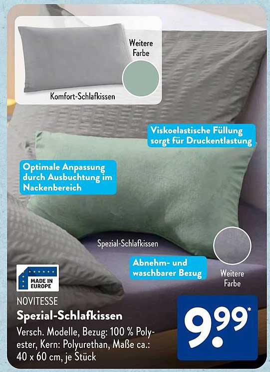 NOVITESSE Spezial-Schlafkissen