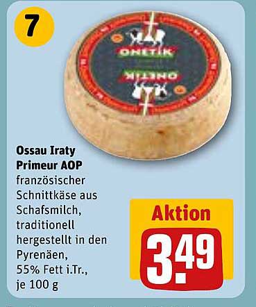 Ossau Iraty Primeur AOP - französischer Schnittkäse aus Schafmilch