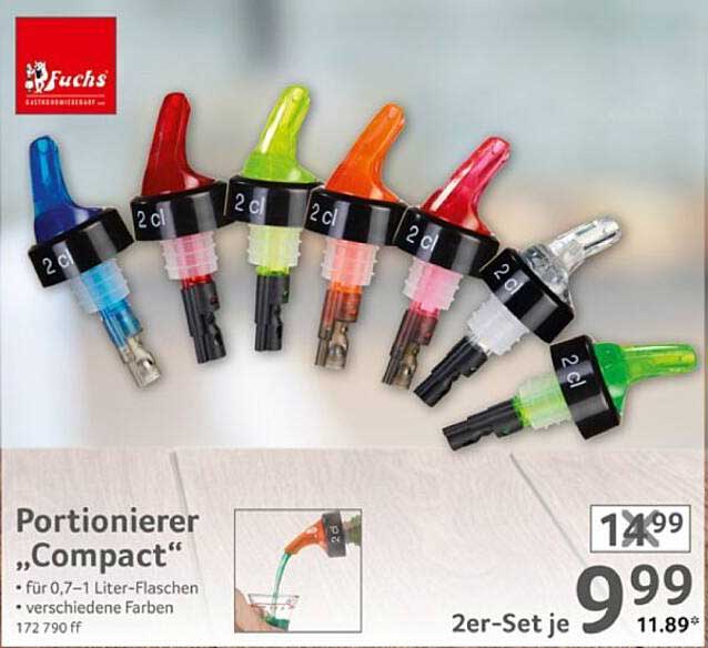 Portionierer "Compact" – 2er-Set für präzises Abmessen