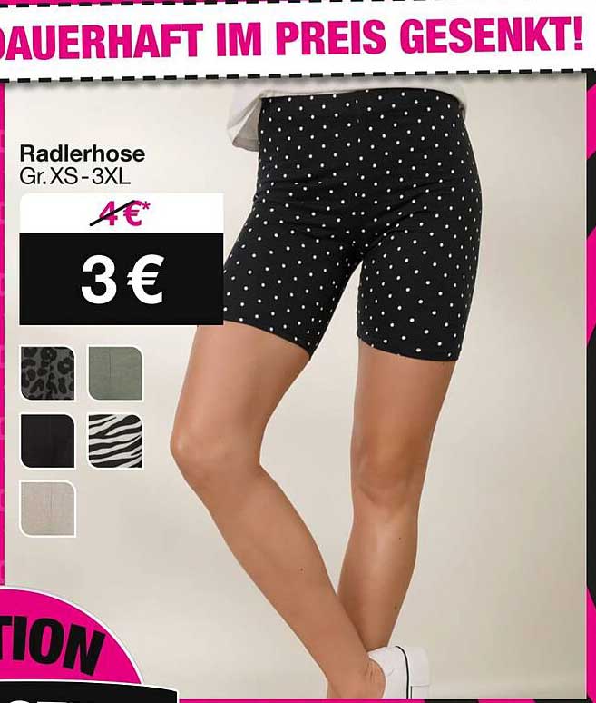 Radlerhose Gr. XS-3XL - Dauerhaft im Preis gesenkt!