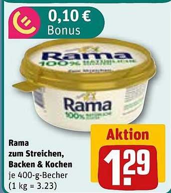 Rama zum Streichen, Backen & Kochen
