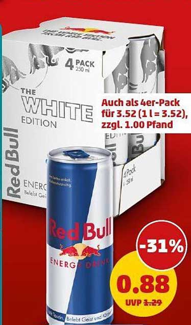 Red Bull Energy Drink - The White Edition 4er-Pack