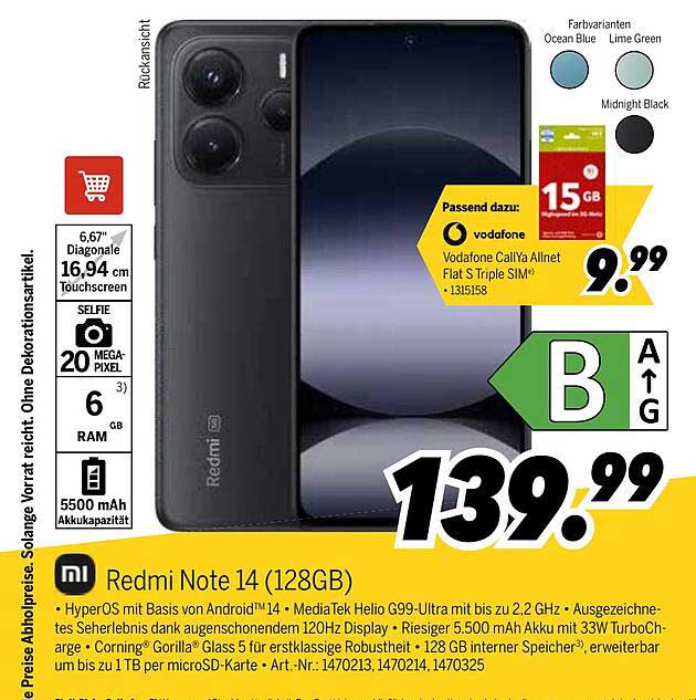 Redmi Note 14 (128GB)