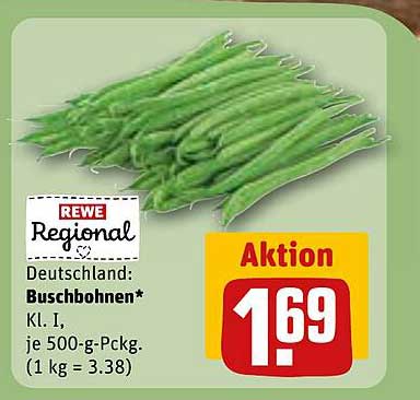 REWE Regional Buschbohnen - 500 g für nur 1,69 €