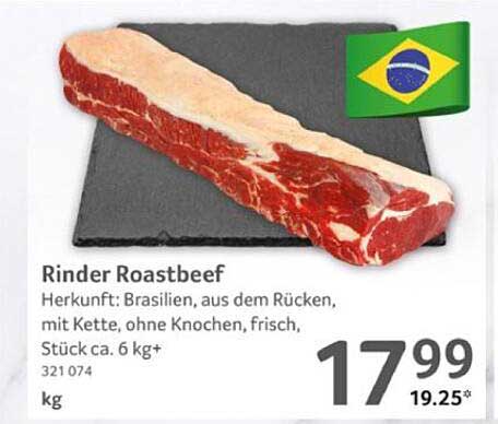 Rinder Roastbeef aus Brasilien