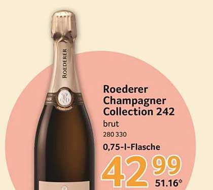 Roederer Champagner Collection 242 brut 0,75-l-Flasche