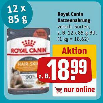 Royal Canin Katzennahrung 12 x 85 g – Aktion!